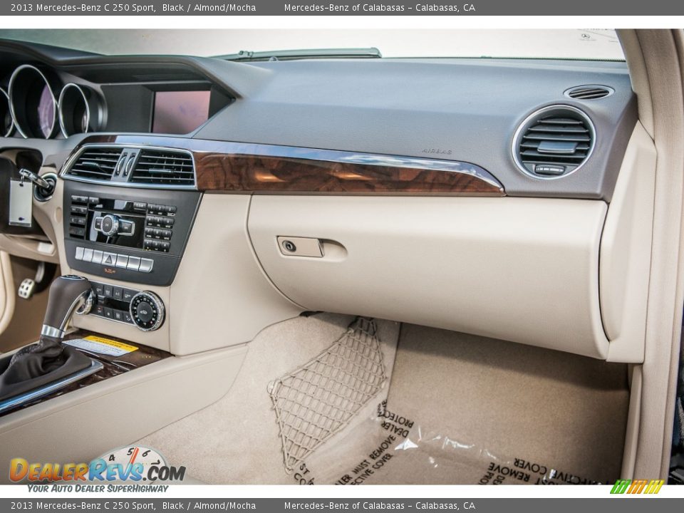 2013 Mercedes-Benz C 250 Sport Black / Almond/Mocha Photo #8