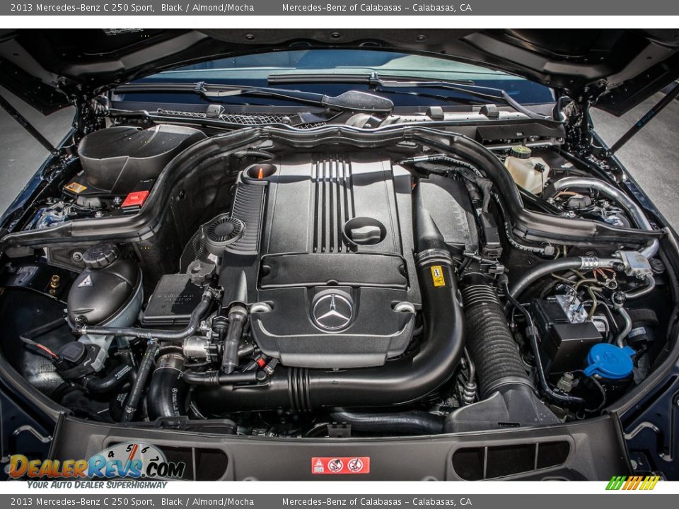 2013 Mercedes-Benz C 250 Sport Black / Almond/Mocha Photo #9