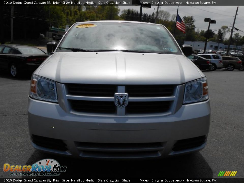 2010 Dodge Grand Caravan SE Bright Silver Metallic / Medium Slate Gray/Light Shale Photo #2