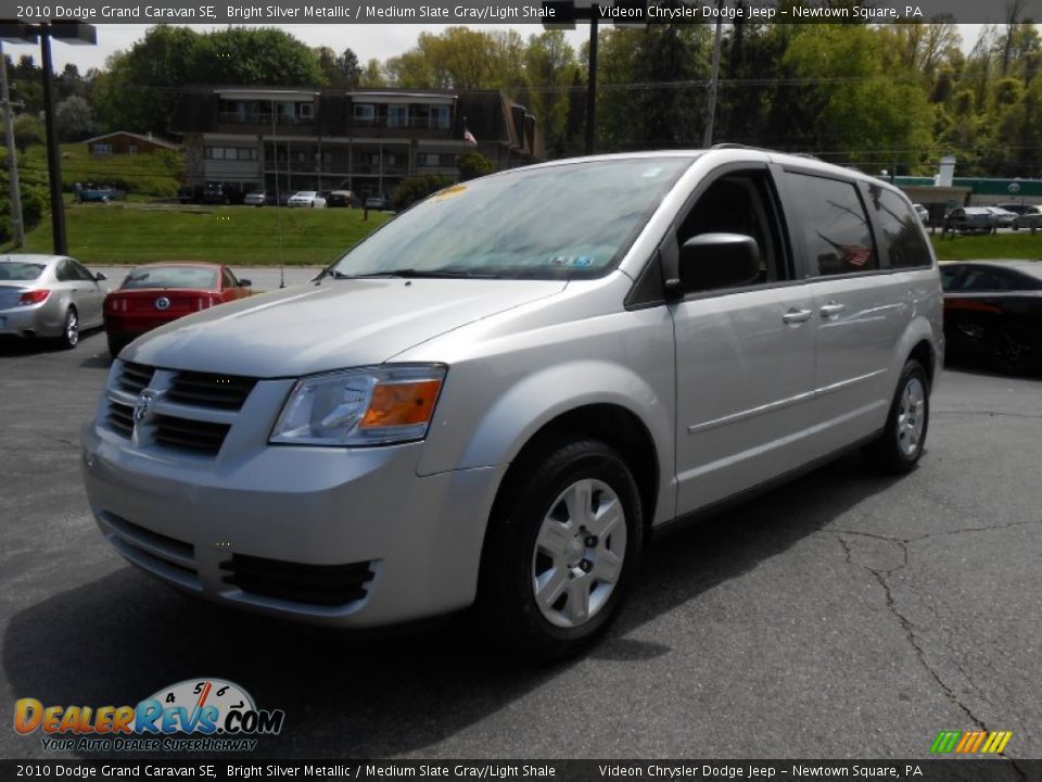 2010 Dodge Grand Caravan SE Bright Silver Metallic / Medium Slate Gray/Light Shale Photo #3