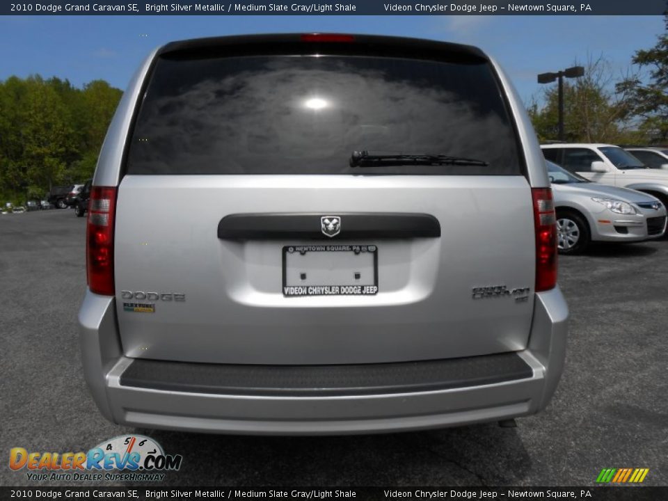 2010 Dodge Grand Caravan SE Bright Silver Metallic / Medium Slate Gray/Light Shale Photo #6