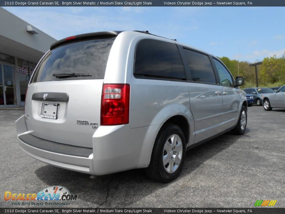 2010 Dodge Grand Caravan SE Bright Silver Metallic / Medium Slate Gray/Light Shale Photo #7