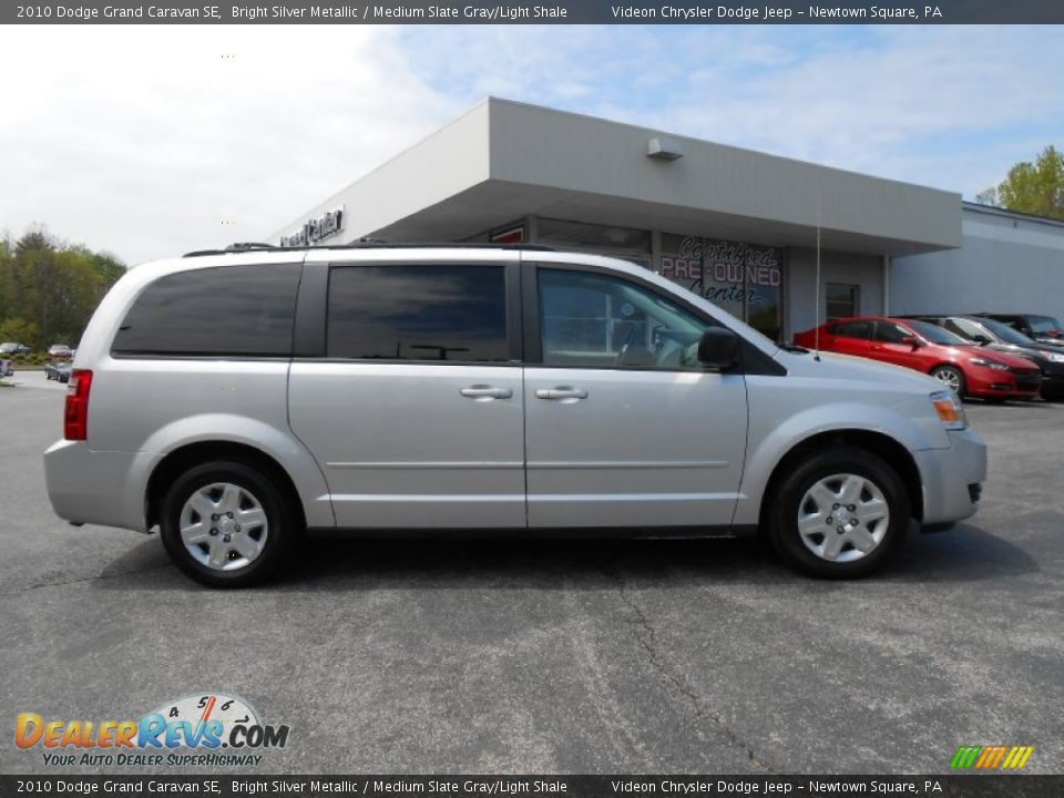 2010 Dodge Grand Caravan SE Bright Silver Metallic / Medium Slate Gray/Light Shale Photo #8