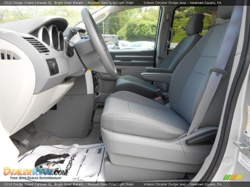 2010 Dodge Grand Caravan SE Bright Silver Metallic / Medium Slate Gray/Light Shale Photo #10