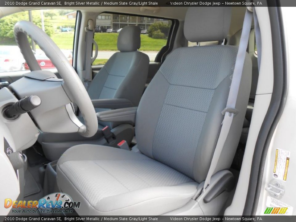 2010 Dodge Grand Caravan SE Bright Silver Metallic / Medium Slate Gray/Light Shale Photo #11