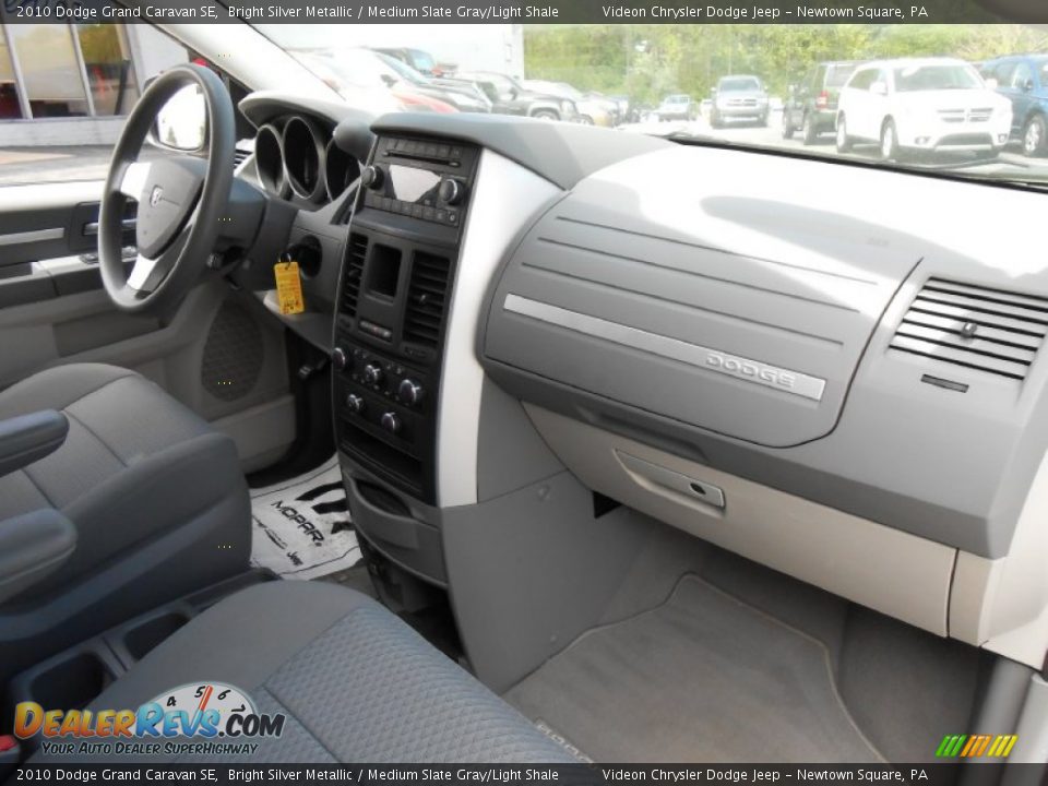 2010 Dodge Grand Caravan SE Bright Silver Metallic / Medium Slate Gray/Light Shale Photo #12