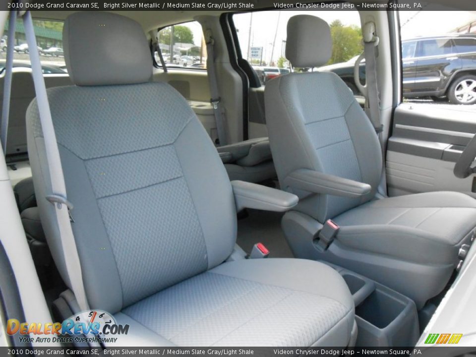 2010 Dodge Grand Caravan SE Bright Silver Metallic / Medium Slate Gray/Light Shale Photo #14