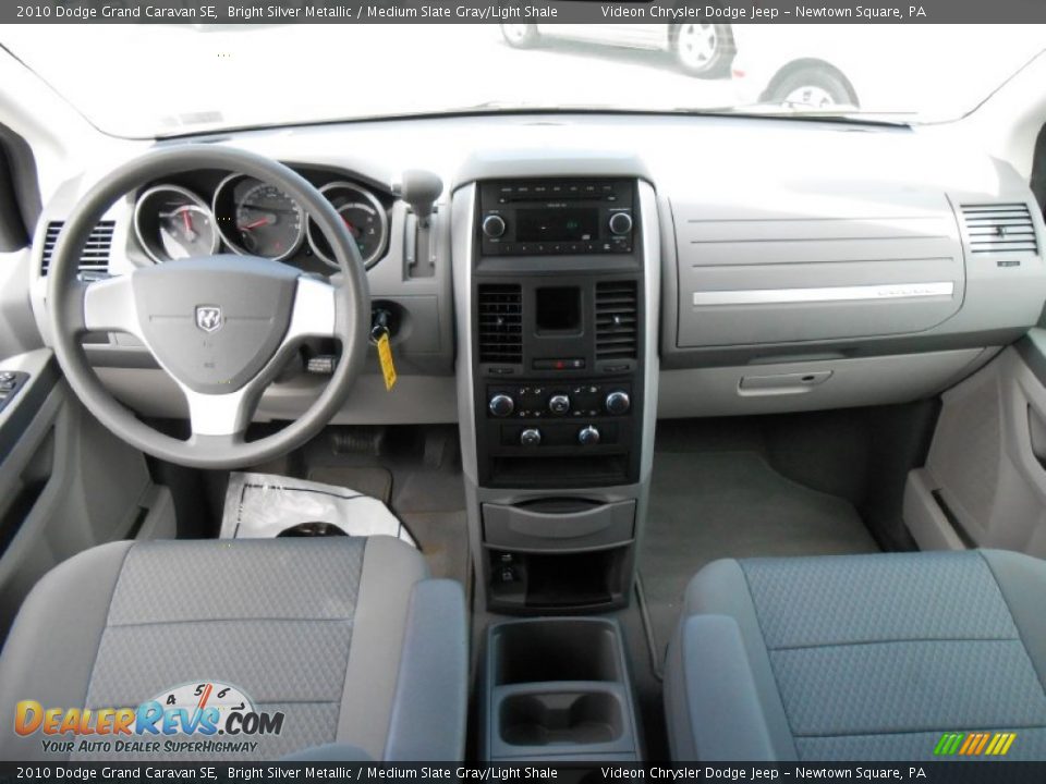 2010 Dodge Grand Caravan SE Bright Silver Metallic / Medium Slate Gray/Light Shale Photo #18