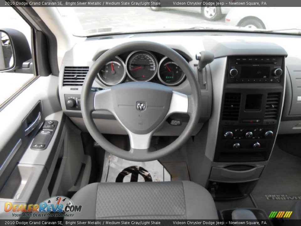 2010 Dodge Grand Caravan SE Bright Silver Metallic / Medium Slate Gray/Light Shale Photo #19