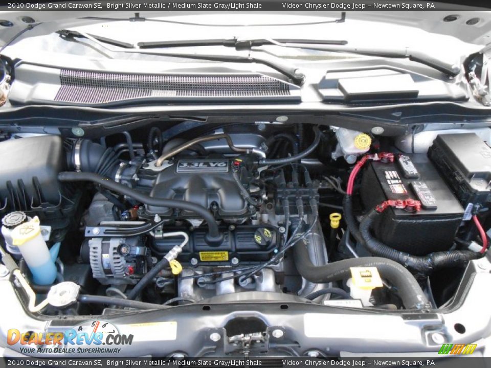2010 Dodge Grand Caravan SE Bright Silver Metallic / Medium Slate Gray/Light Shale Photo #20