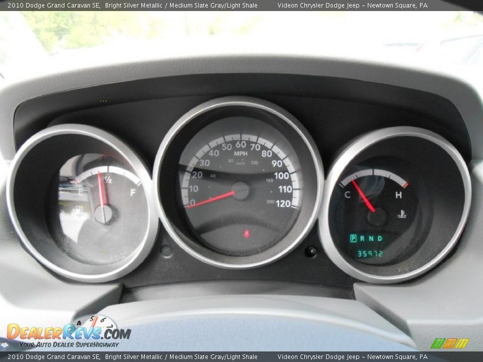 2010 Dodge Grand Caravan SE Bright Silver Metallic / Medium Slate Gray/Light Shale Photo #25
