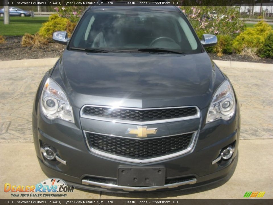 2011 Chevrolet Equinox LTZ AWD Cyber Gray Metallic / Jet Black Photo #2