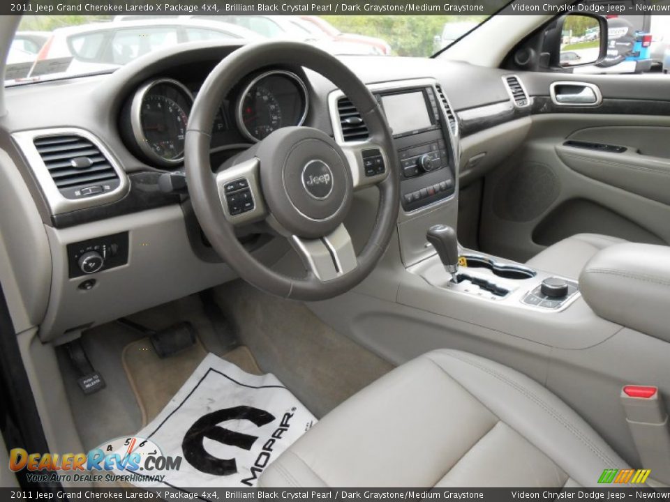 Dark Graystone/Medium Graystone Interior - 2011 Jeep Grand Cherokee Laredo X Package 4x4 Photo #2
