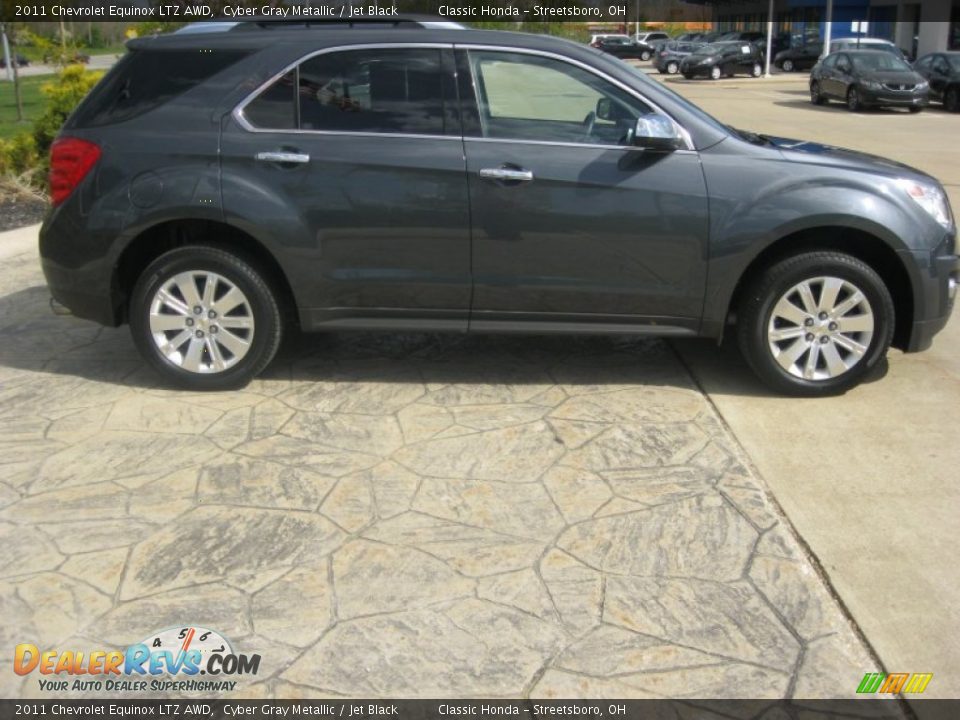2011 Chevrolet Equinox LTZ AWD Cyber Gray Metallic / Jet Black Photo #4