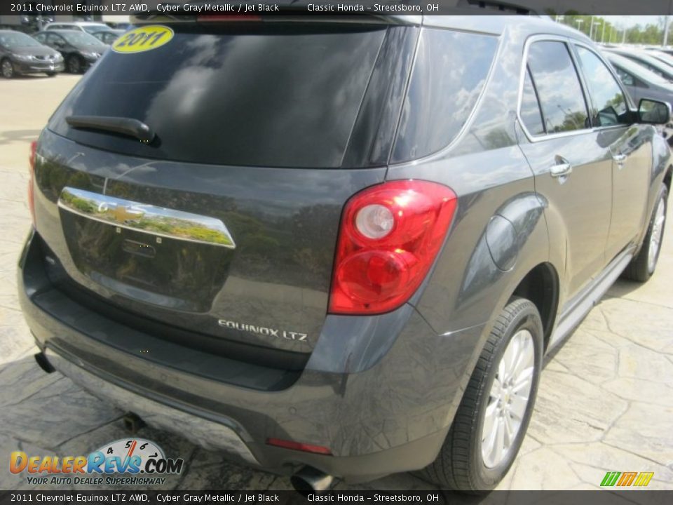 2011 Chevrolet Equinox LTZ AWD Cyber Gray Metallic / Jet Black Photo #5