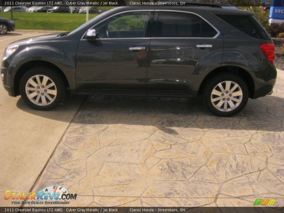 2011 Chevrolet Equinox LTZ AWD Cyber Gray Metallic / Jet Black Photo #9