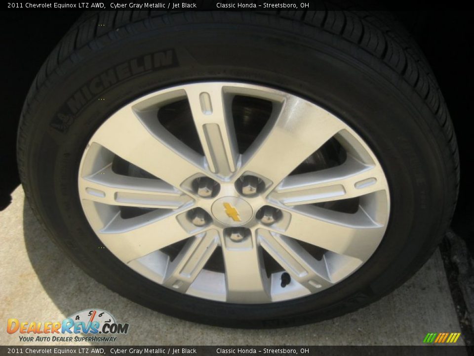 2011 Chevrolet Equinox LTZ AWD Cyber Gray Metallic / Jet Black Photo #11