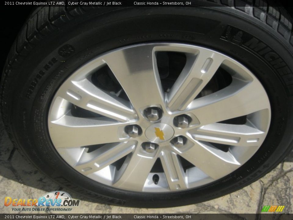 2011 Chevrolet Equinox LTZ AWD Cyber Gray Metallic / Jet Black Photo #13