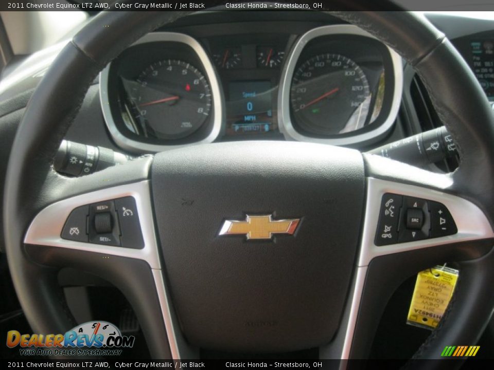 2011 Chevrolet Equinox LTZ AWD Cyber Gray Metallic / Jet Black Photo #19