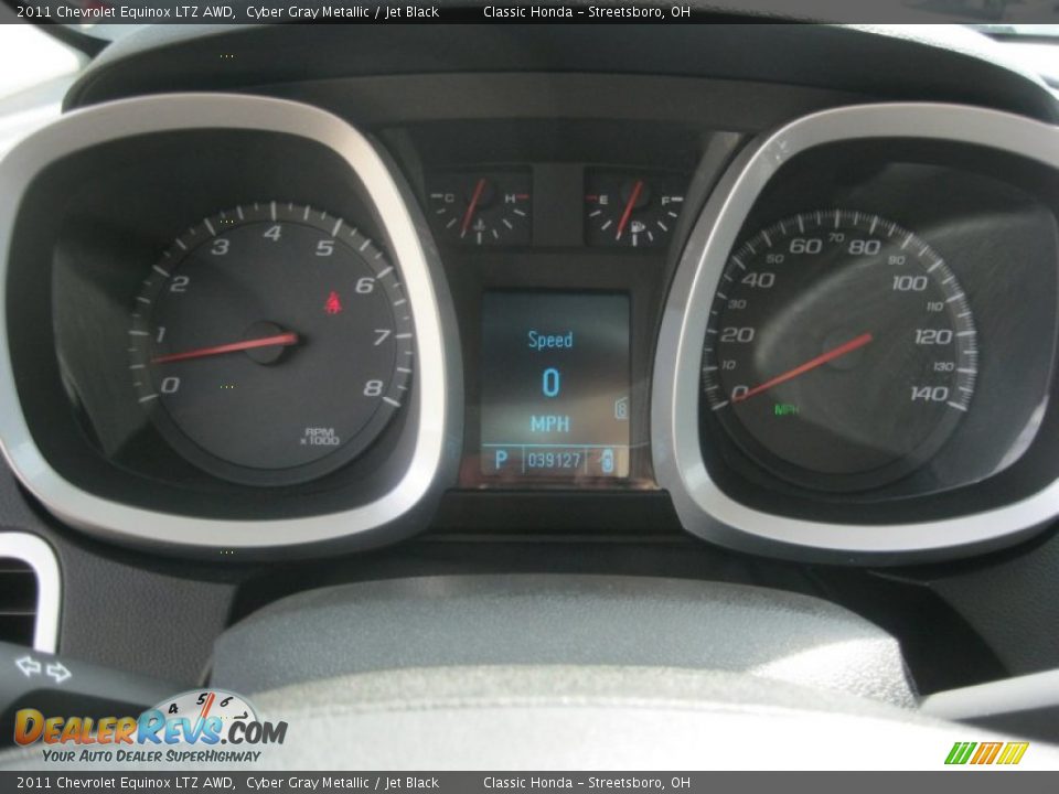 2011 Chevrolet Equinox LTZ AWD Cyber Gray Metallic / Jet Black Photo #22