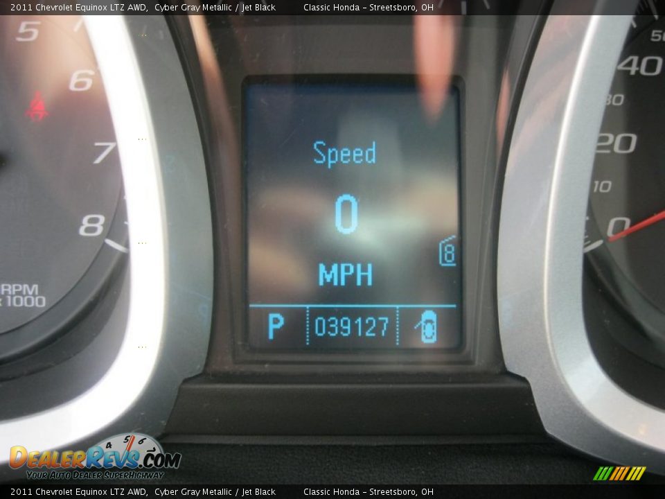 2011 Chevrolet Equinox LTZ AWD Cyber Gray Metallic / Jet Black Photo #23