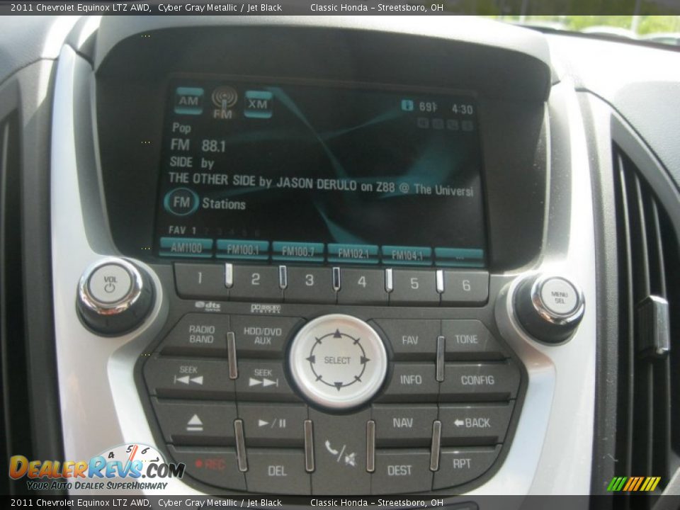 2011 Chevrolet Equinox LTZ AWD Cyber Gray Metallic / Jet Black Photo #24