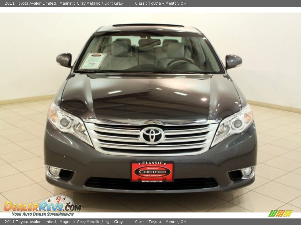 2011 Toyota Avalon Limited Magnetic Gray Metallic / Light Gray Photo #2