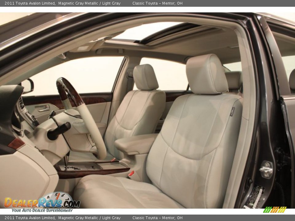 2011 Toyota Avalon Limited Magnetic Gray Metallic / Light Gray Photo #7