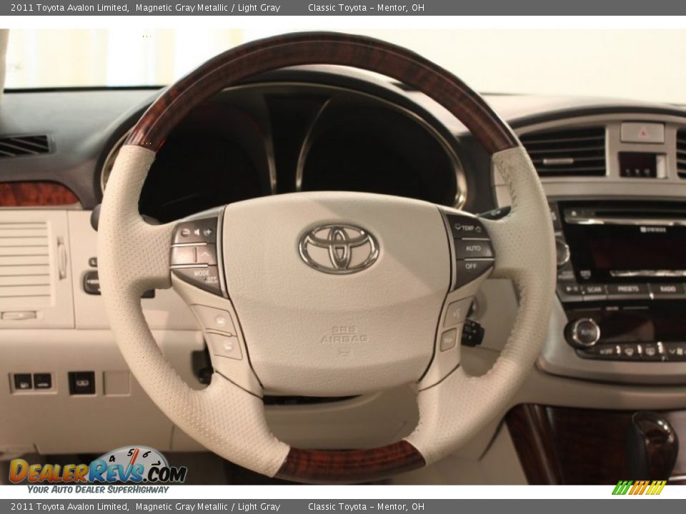 2011 Toyota Avalon Limited Magnetic Gray Metallic / Light Gray Photo #8