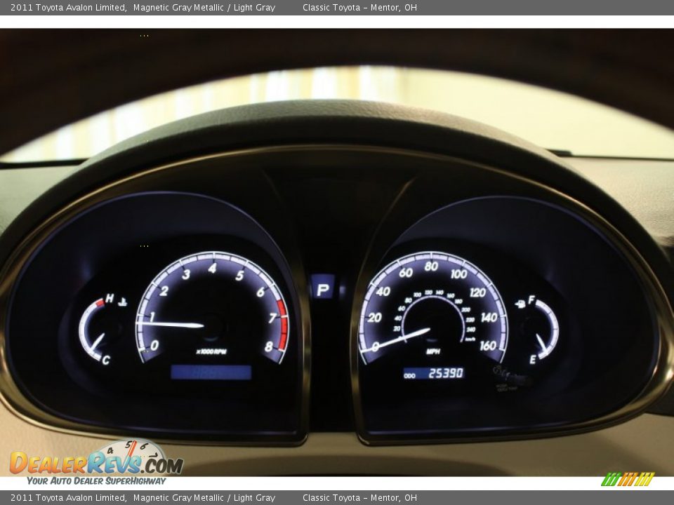 2011 Toyota Avalon Limited Magnetic Gray Metallic / Light Gray Photo #9