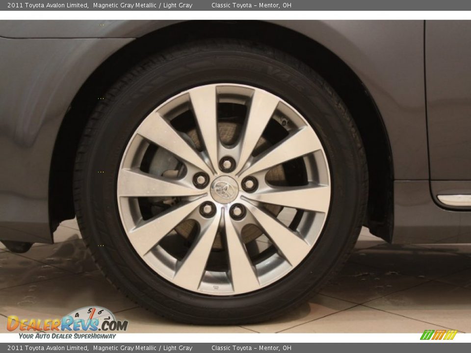2011 Toyota Avalon Limited Magnetic Gray Metallic / Light Gray Photo #19