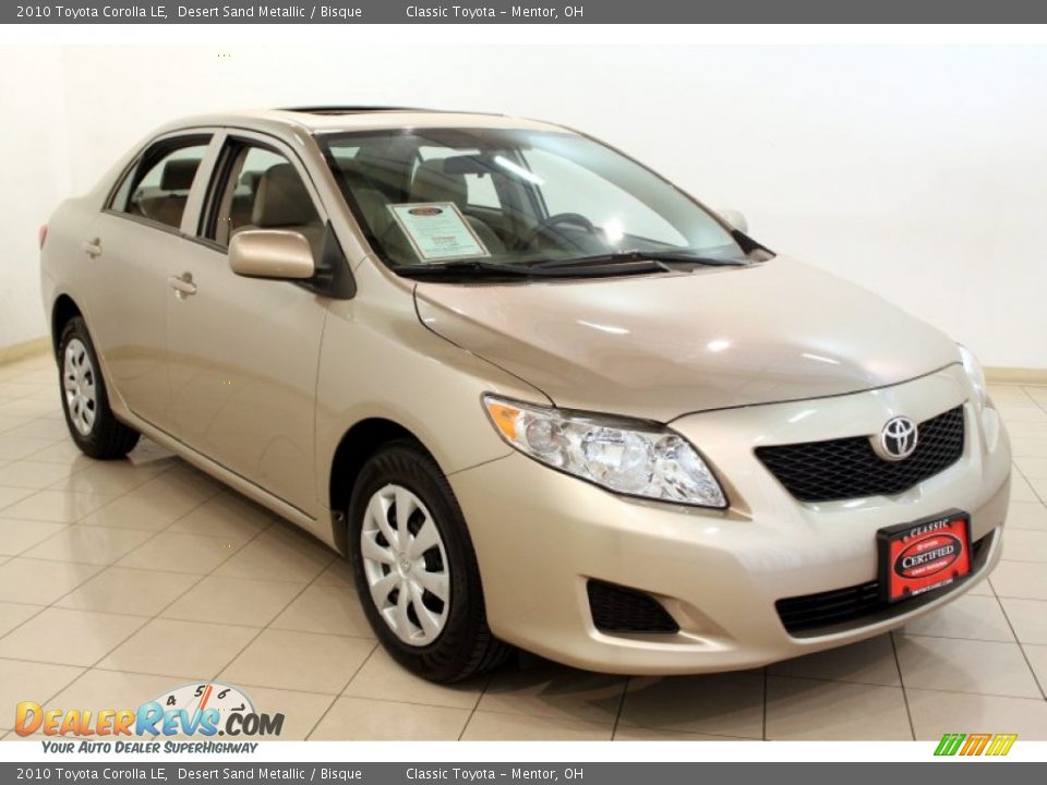 2010 Toyota Corolla LE Desert Sand Metallic / Bisque Photo #1