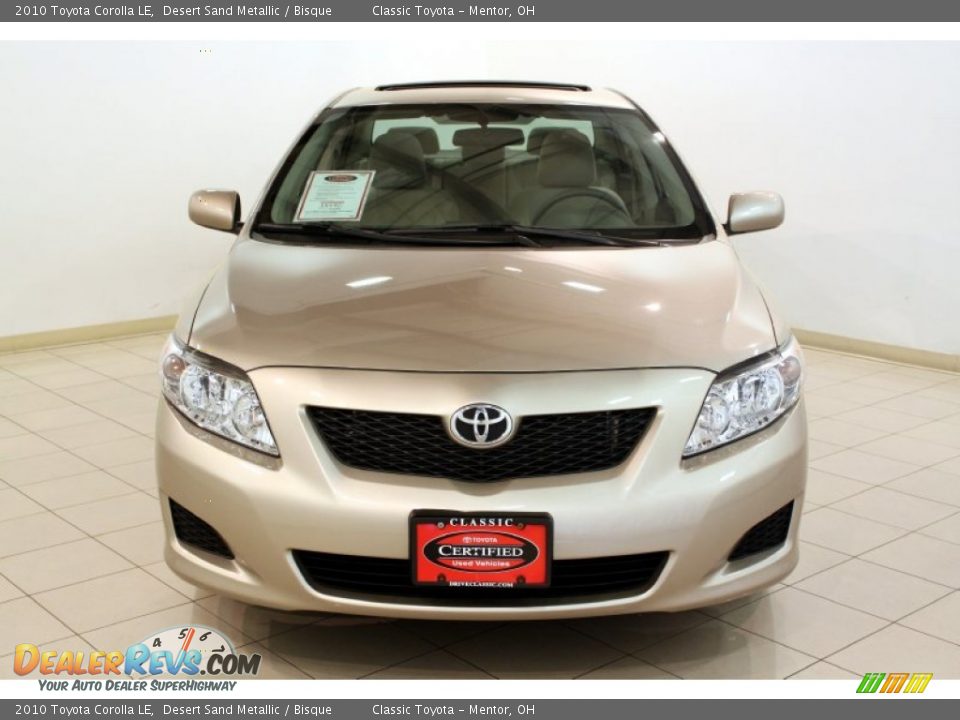 2010 Toyota Corolla LE Desert Sand Metallic / Bisque Photo #2