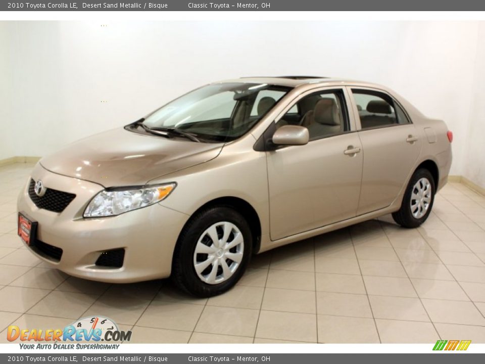2010 Toyota Corolla LE Desert Sand Metallic / Bisque Photo #3