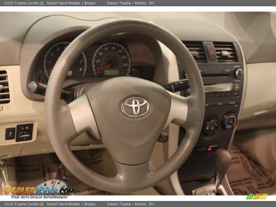 2010 Toyota Corolla LE Desert Sand Metallic / Bisque Photo #6