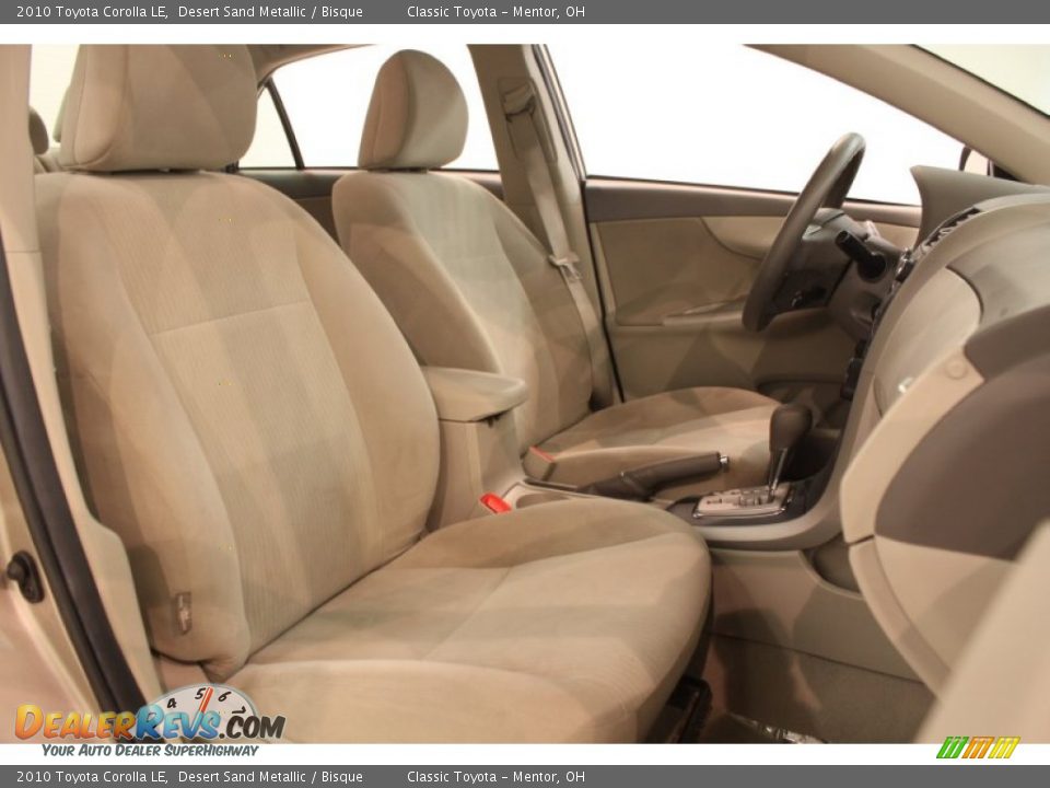 2010 Toyota Corolla LE Desert Sand Metallic / Bisque Photo #10