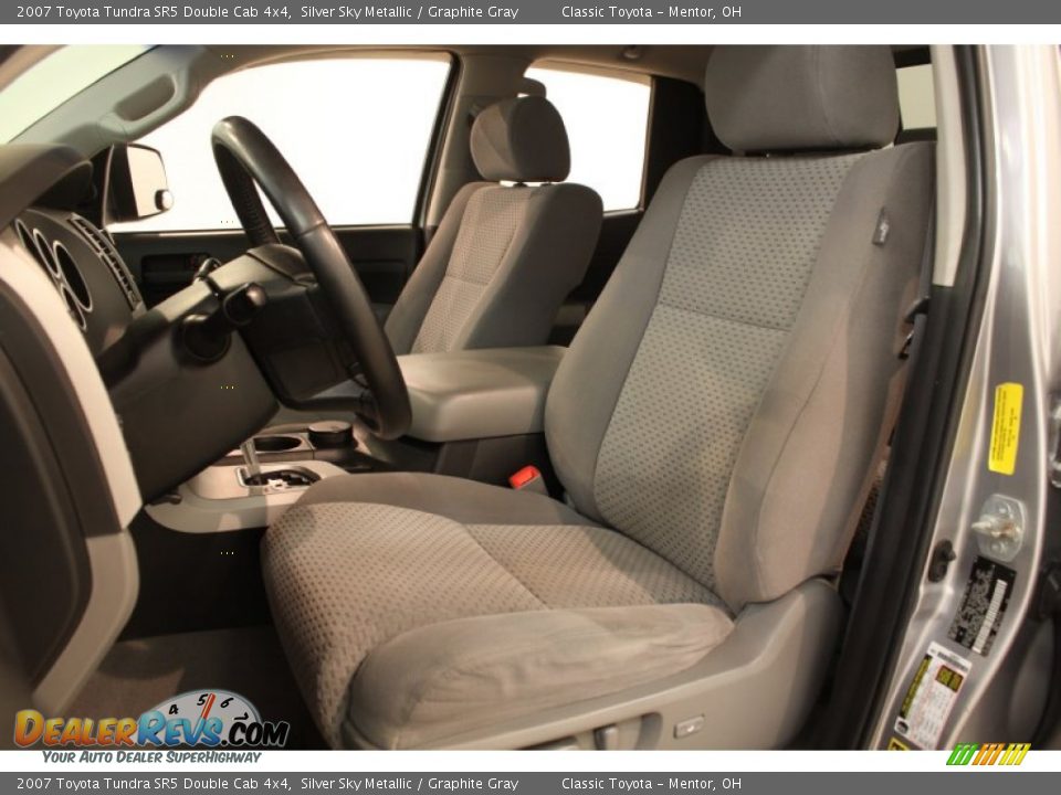 2007 Toyota Tundra SR5 Double Cab 4x4 Silver Sky Metallic / Graphite Gray Photo #5