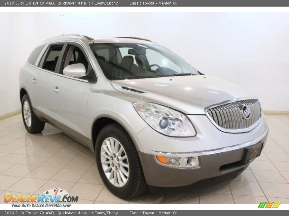 2010 Buick Enclave CX AWD Quicksilver Metallic / Ebony/Ebony Photo #1