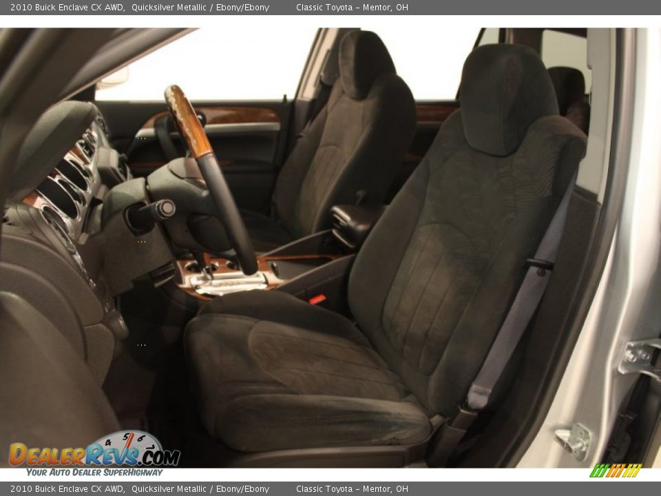 2010 Buick Enclave CX AWD Quicksilver Metallic / Ebony/Ebony Photo #5