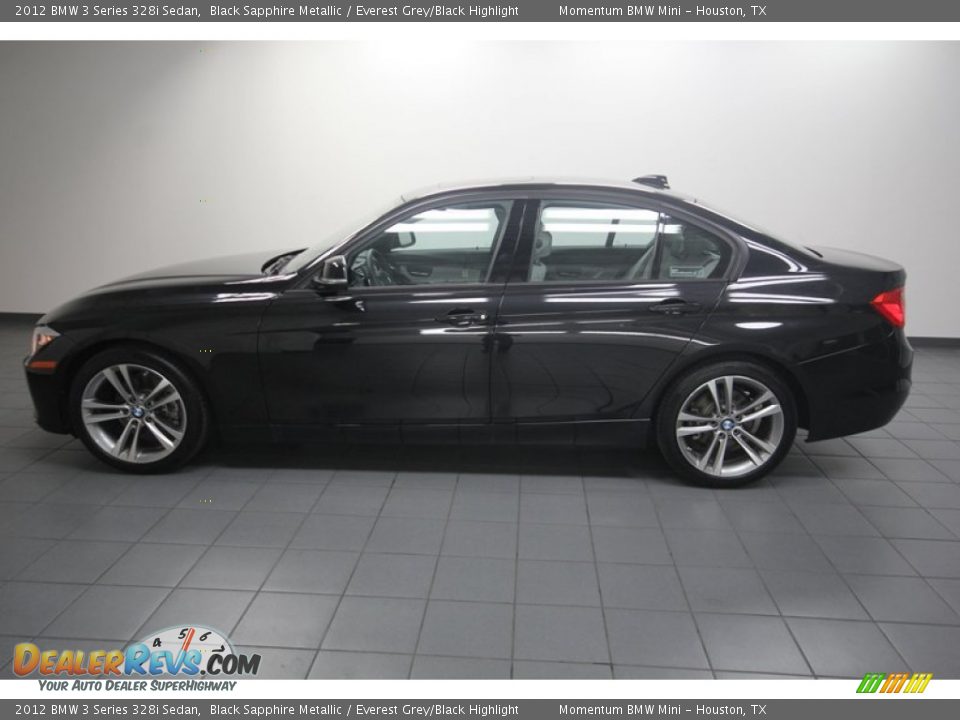 Black Sapphire Metallic 2012 BMW 3 Series 328i Sedan Photo #2