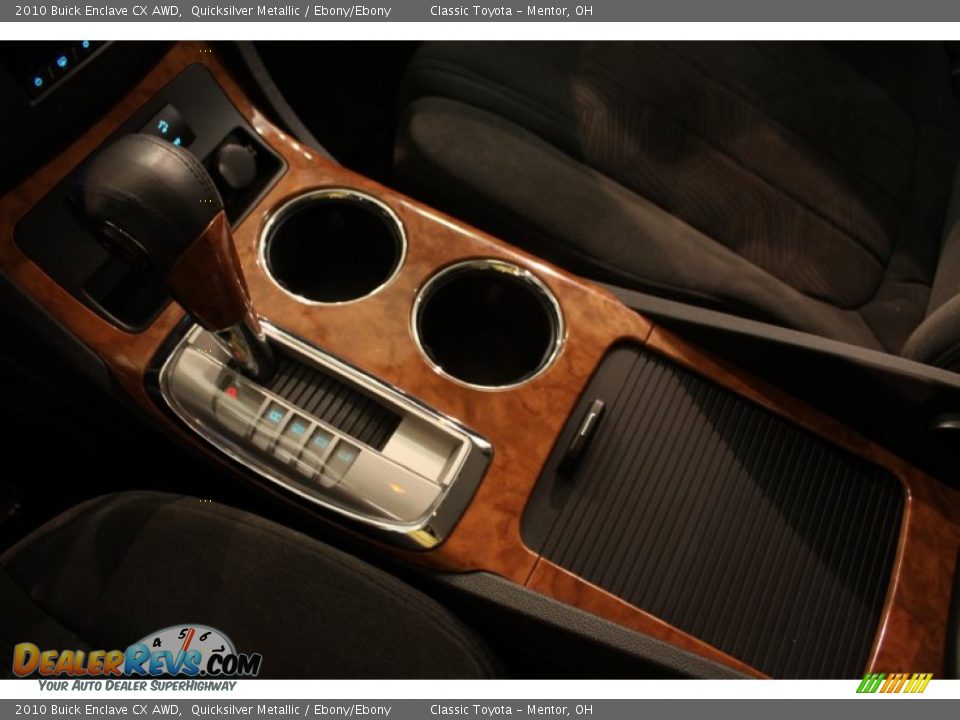 2010 Buick Enclave CX AWD Quicksilver Metallic / Ebony/Ebony Photo #10