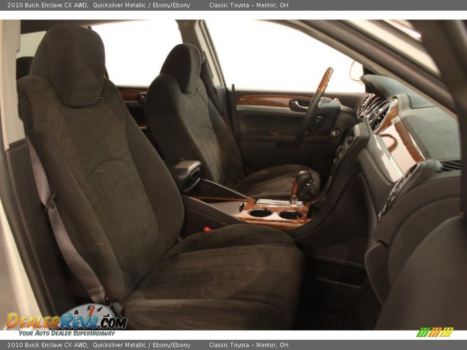 2010 Buick Enclave CX AWD Quicksilver Metallic / Ebony/Ebony Photo #12