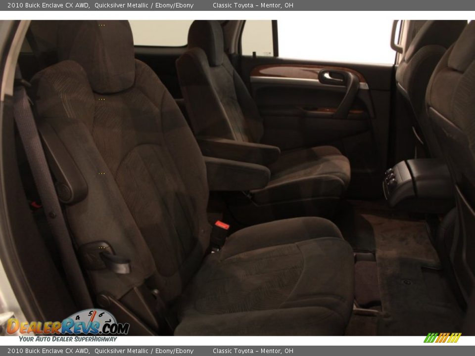 2010 Buick Enclave CX AWD Quicksilver Metallic / Ebony/Ebony Photo #13