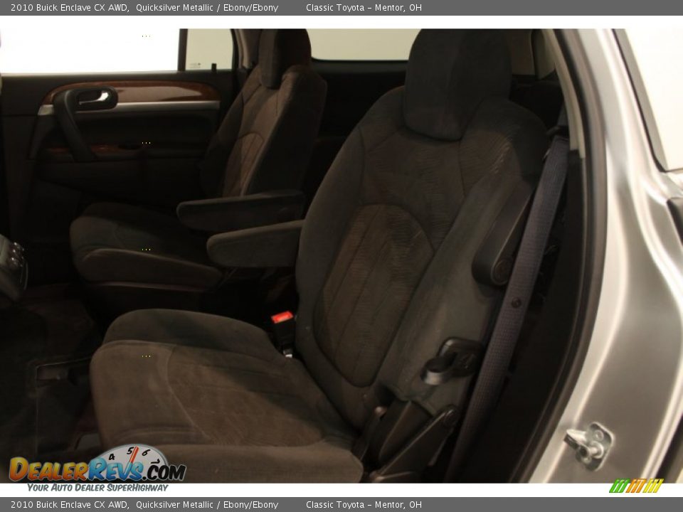 2010 Buick Enclave CX AWD Quicksilver Metallic / Ebony/Ebony Photo #14