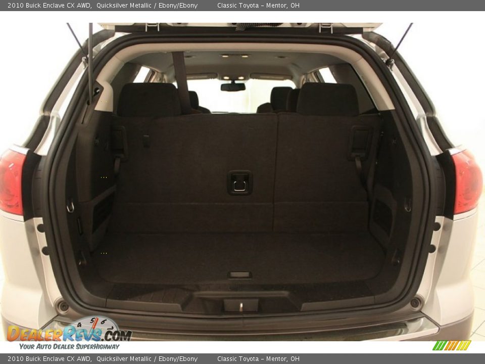 2010 Buick Enclave CX AWD Quicksilver Metallic / Ebony/Ebony Photo #16