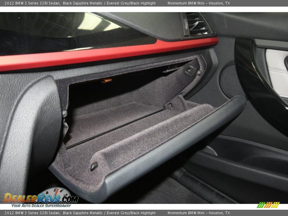2012 BMW 3 Series 328i Sedan Black Sapphire Metallic / Everest Grey/Black Highlight Photo #19