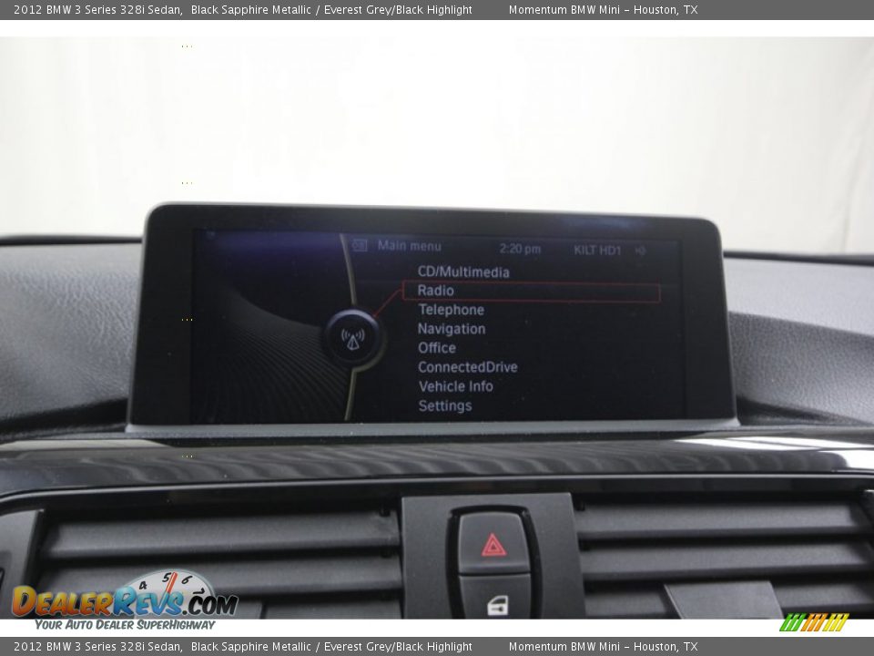 2012 BMW 3 Series 328i Sedan Black Sapphire Metallic / Everest Grey/Black Highlight Photo #21