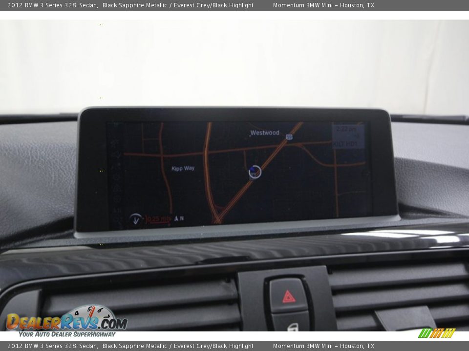 2012 BMW 3 Series 328i Sedan Black Sapphire Metallic / Everest Grey/Black Highlight Photo #22