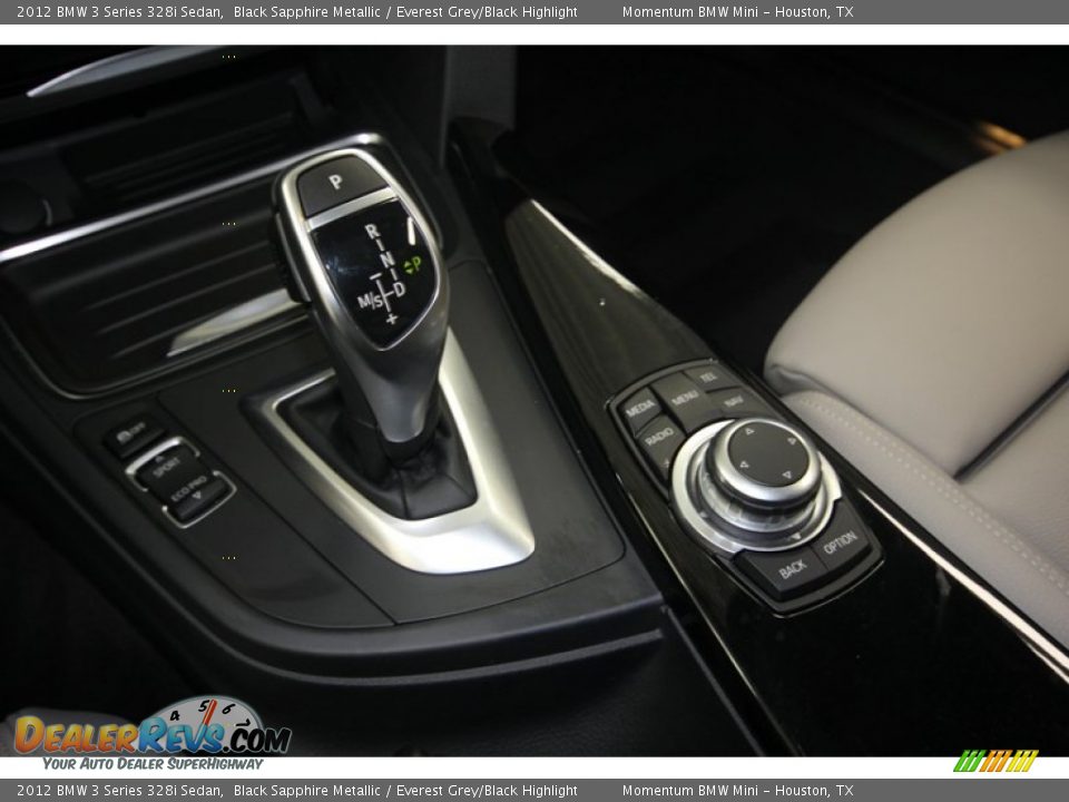 2012 BMW 3 Series 328i Sedan Black Sapphire Metallic / Everest Grey/Black Highlight Photo #23