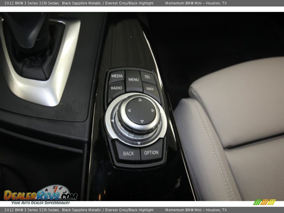 2012 BMW 3 Series 328i Sedan Black Sapphire Metallic / Everest Grey/Black Highlight Photo #25